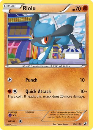 Riolu (79/113) [Black & White: Legendary Treasures] Reverse Holofoil