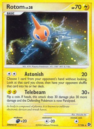 Rotom (7/106) [Diamond & Pearl: Great Encounters] Reverse Holofoil