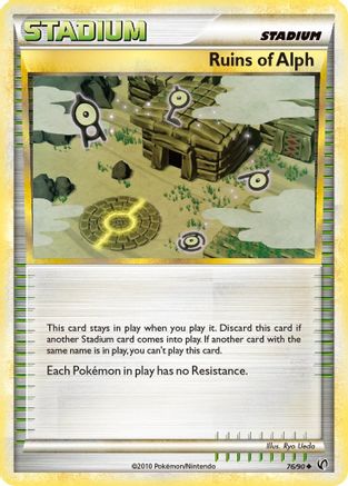 Ruins of Alph (76/90) [HeartGold & SoulSilver: Undaunted] Reverse Holofoil