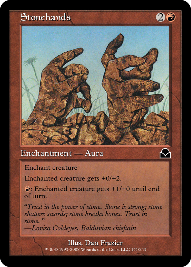 Stonehands  [Masters Edition II] Foil