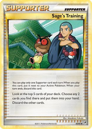 Sage's Training (85/95) [HeartGold & SoulSilver: Call of Legends] Reverse Holofoil