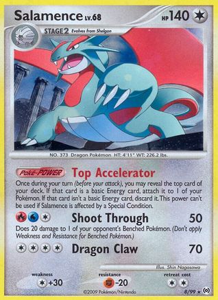Salamence (8/99) [Platinum: Arceus] Reverse Holofoil