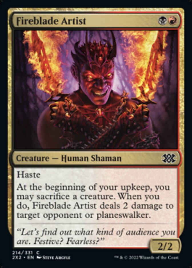 Fireblade Artist [Double Masters 2022] Foil
