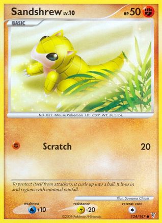 Sandshrew (124/147) [Platinum: Supreme Victors] Reverse Holofoil