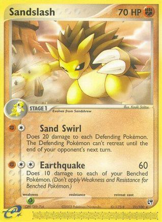 Sandslash (21/100) [EX: Sandstorm] Reverse Holofoil