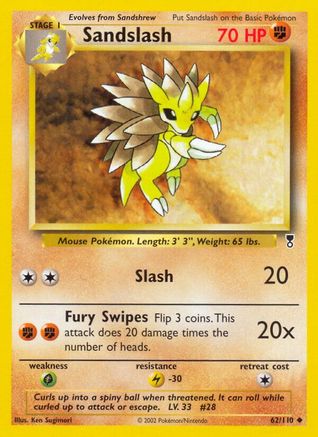 Sandslash (62/110) [Legendary Collection] Reverse Holofoil