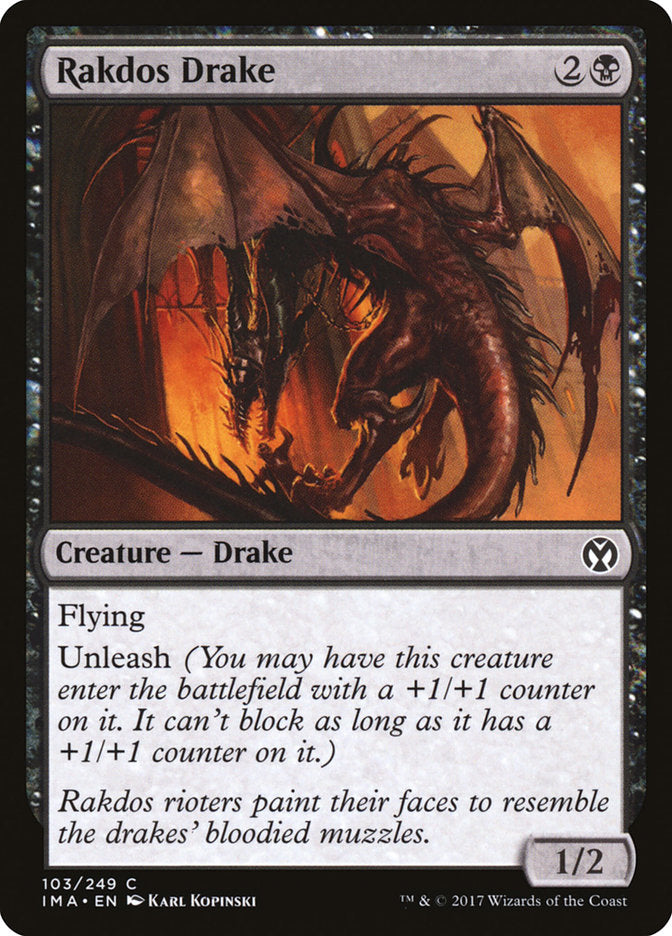 Rakdos Drake [Iconic Masters] Foil