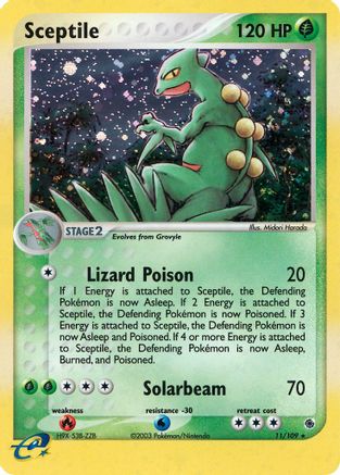 Sceptile (11/109) [EX: Ruby & Sapphire] Reverse Holofoil