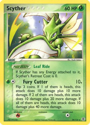 Scyther (29/112) [EX: FireRed & LeafGreen] Reverse Holofoil