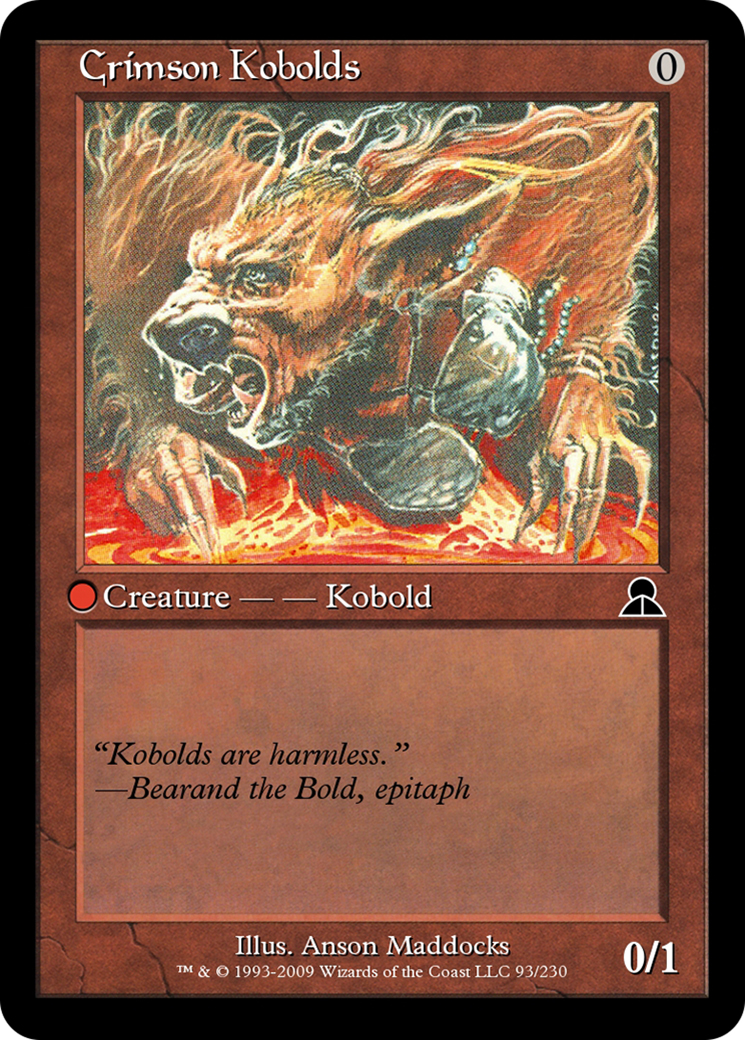 Crimson Kobolds  [Masters Edition III] Foil