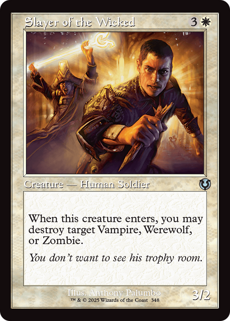 Slayer of the Wicked (Retro Frame) [Innistrad Remastered] Foil