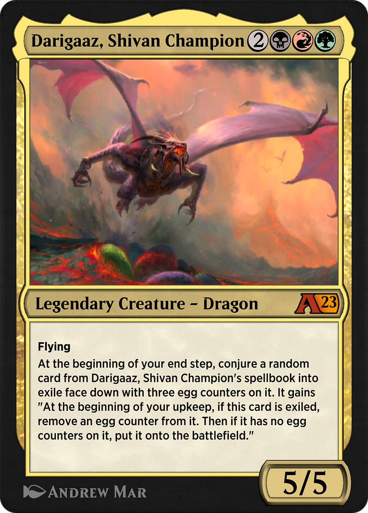 Darigaaz, Shivan Champion  [Alchemy: Dominaria]