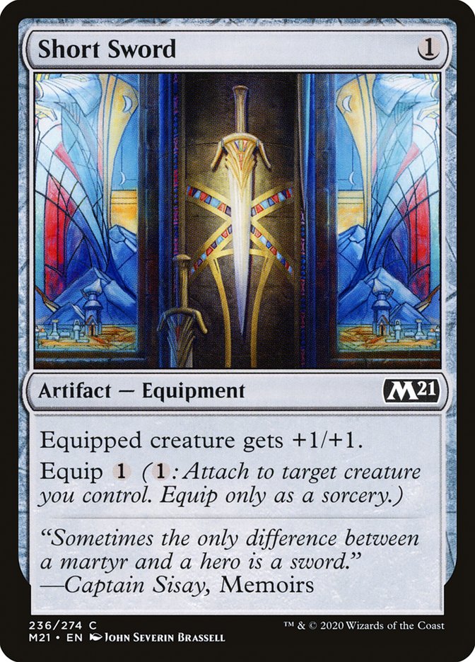 Short Sword [Core Set 2021] Foil