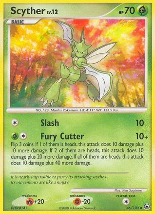 Scyther (46/100) [Diamond & Pearl: Majestic Dawn] Reverse Holofoil