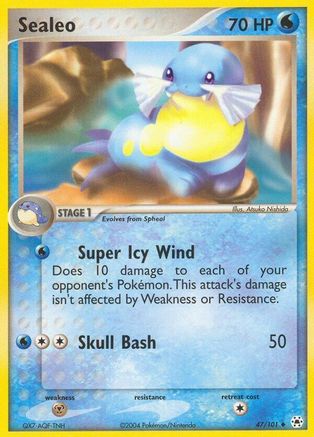 Sealeo (47/101) [EX: Hidden Legends] Reverse Holofoil
