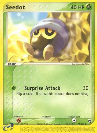 Seedot (76/100) [EX: Sandstorm] Reverse Holofoil