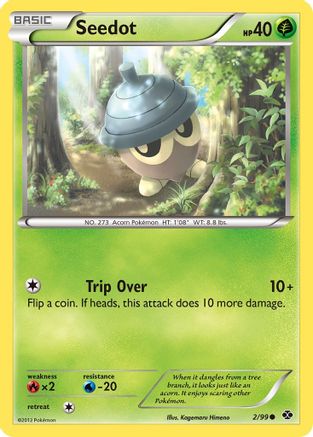 Seedot (2/99) [Black & White: Next Destinies] Reverse Holofoil