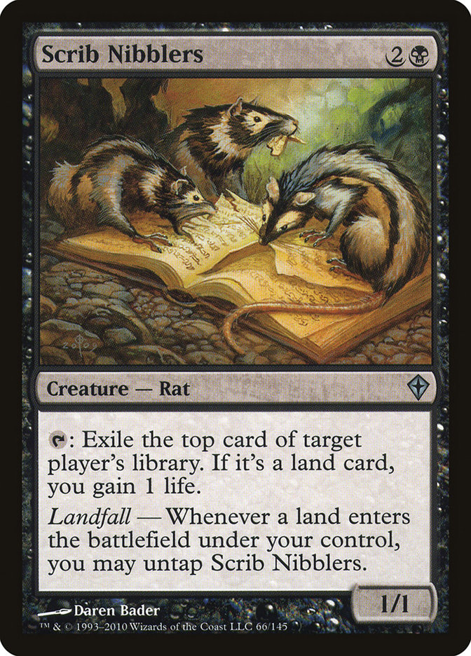 Scrib Nibblers [Worldwake] Foil