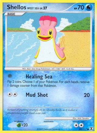 Shellos West Sea (80/111) [Platinum: Rising Rivals] Reverse Holofoil
