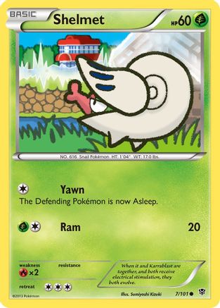 Shelmet (7/101) [Black & White: Plasma Blast] Reverse Holofoil