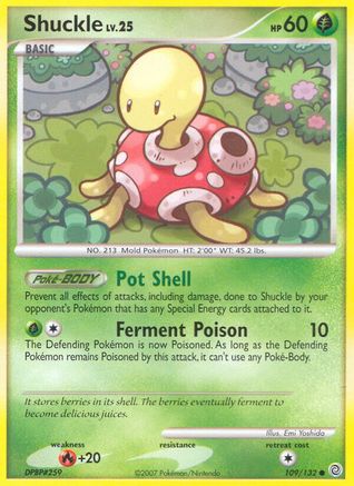 Shuckle (109/132) [Diamond & Pearl: Secret Wonders] Reverse Holofoil