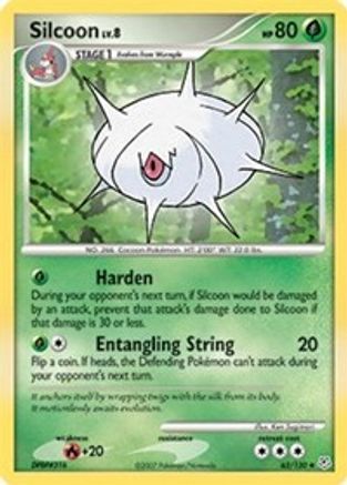 Silcoon (63/130) [Diamond & Pearl: Base Set] Reverse Holofoil
