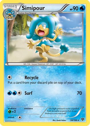 Simipour (38/146) [XY: Base Set] Reverse Holofoil