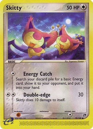 Skitty (79/100) [EX: Sandstorm] Reverse Holofoil