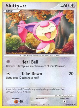 Skitty (93/127) [Platinum: Base Set] Reverse Holofoil