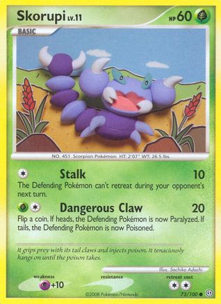 Skorupi (73/100) [Diamond & Pearl: Stormfront] Reverse Holofoil