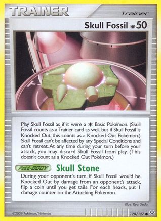 Skull Fossil (120/127) [Platinum: Base Set] Reverse Holofoil