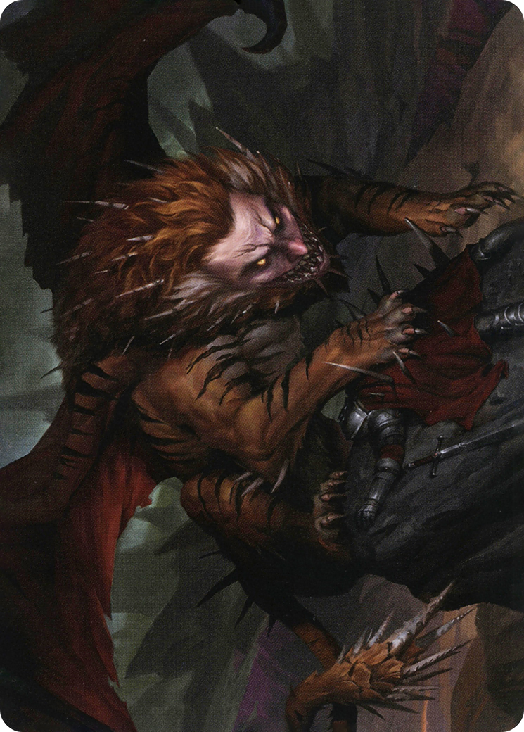 Manticore // Manticore  [Adventures in the Forgotten Realms Art Series] (Borderless) Foil