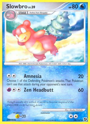 Slowbro (54/106) [Diamond & Pearl: Great Encounters] Reverse Holofoil