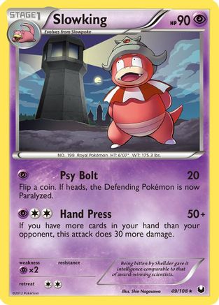 Slowking (49/108) [Black & White: Dark Explorers] Reverse Holofoil