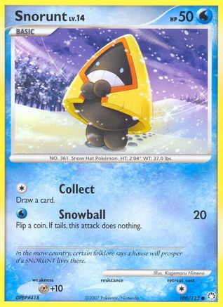 Snorunt (100/123) [Diamond & Pearl: Mysterious Treasures] Reverse Holofoil