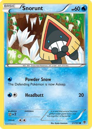 Snorunt (21/101) [Black & White: Plasma Blast] Reverse Holofoil