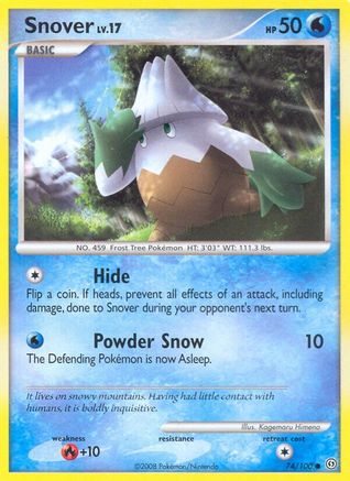 Snover (74/100) [Diamond & Pearl: Stormfront] Reverse Holofoil