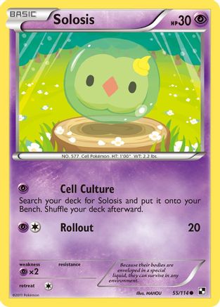 Solosis (55/114) [Black & White: Base Set] Reverse Holofoil