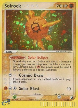 Solrock (13/100) [EX: Sandstorm] Reverse Holofoil