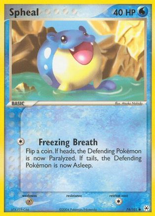 Spheal (74/101) [EX: Hidden Legends] Reverse Holofoil