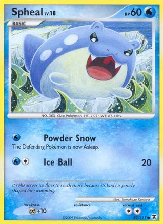 Spheal (82/111) [Platinum: Rising Rivals] Reverse Holofoil