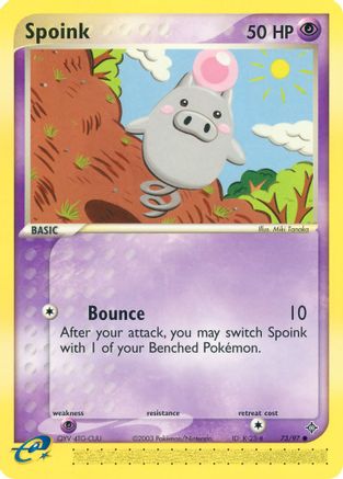 Spoink (73/97) [EX: Dragon] Reverse Holofoil