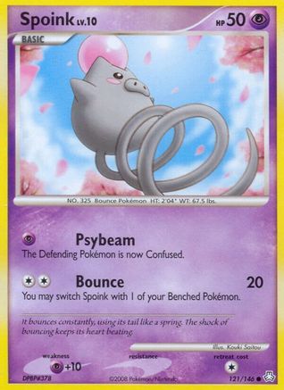 Spoink (121/146) [Diamond & Pearl: Legends Awakened] Reverse Holofoil