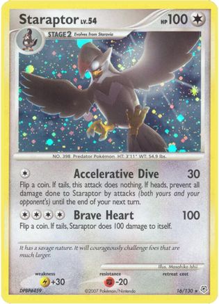 Staraptor (16/130) [Diamond & Pearl: Base Set] Reverse Holofoil