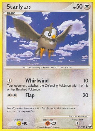 Starly (75/100) [Diamond & Pearl: Majestic Dawn] Reverse Holofoil