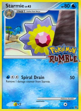 Starmie (5/16) [Pokémon Rumble] Holofoil
