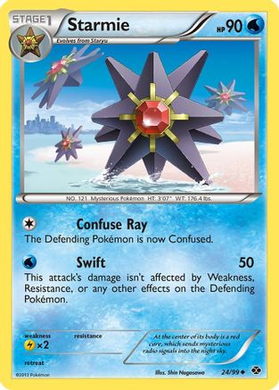 Starmie (24/99) [Black & White: Next Destinies] Reverse Holofoil