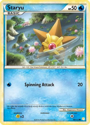 Staryu (84/123) [HeartGold & SoulSilver: Base Set] Reverse Holofoil