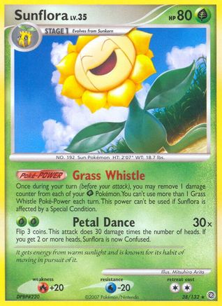 Sunflora (38/132) [Diamond & Pearl: Secret Wonders] Reverse Holofoil