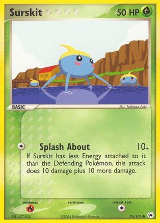 Surskit (76/101) [EX: Hidden Legends] Reverse Holofoil